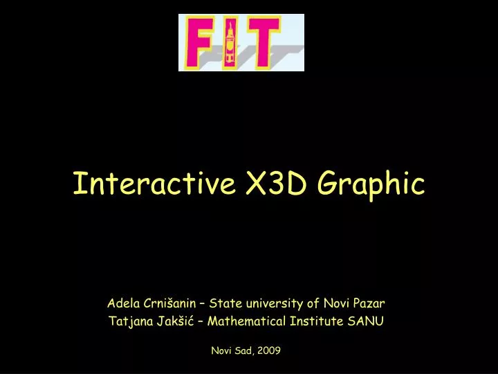 interactive x3d graphic