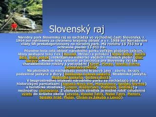 slovensk raj