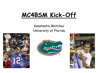 MC4BSM Kick-Off