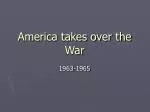 America takes over the War
