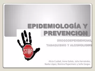 epidemiolog a y prevencion