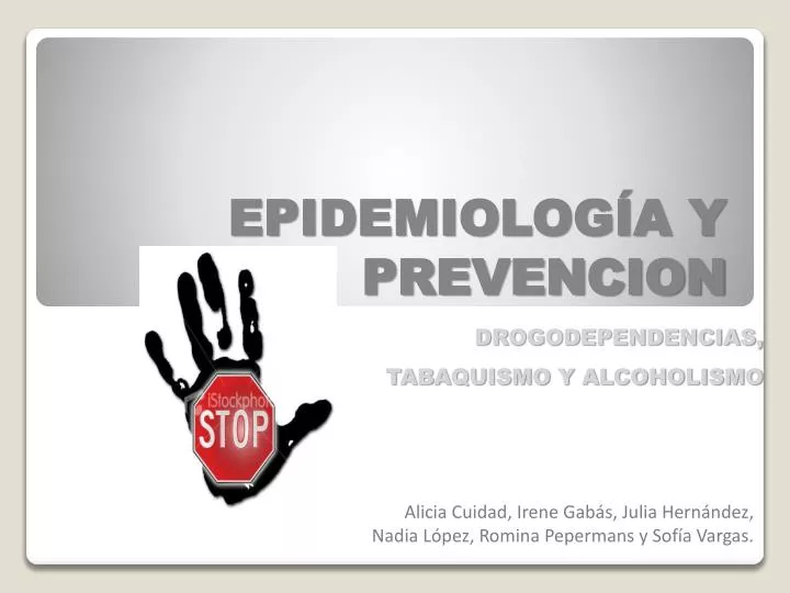 epidemiolog a y prevencion