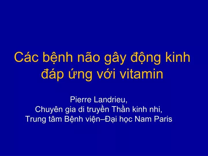 c c b nh n o g y ng kinh p ng v i vitamin