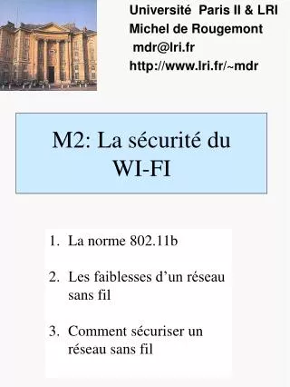 m2 la s curit du wi fi