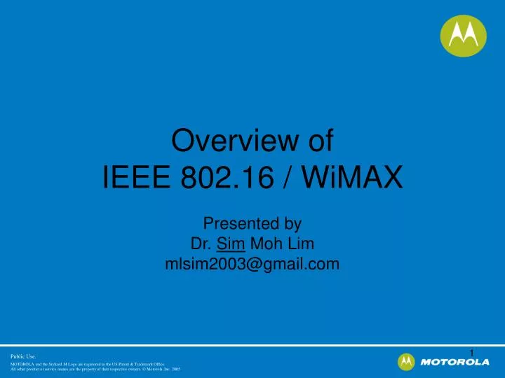 overview of ieee 802 16 wimax