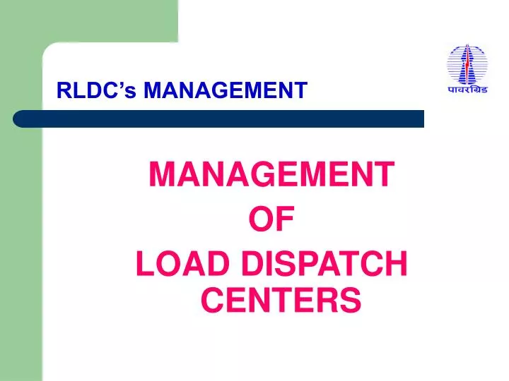 rldc s management