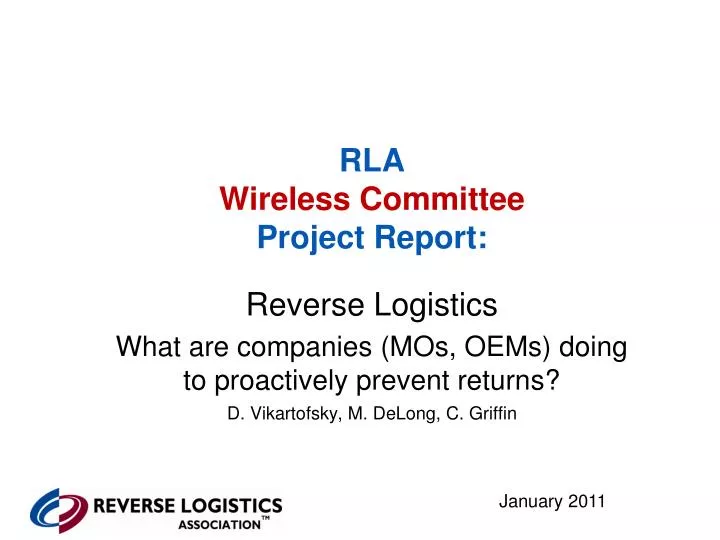 rla wireless committee project report