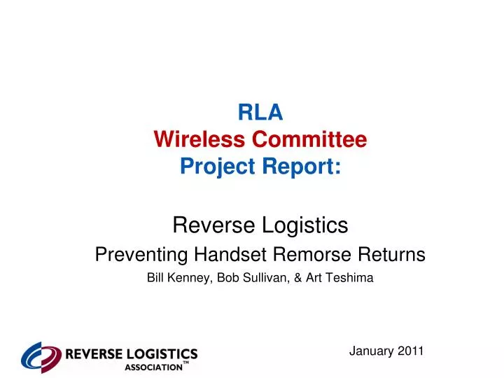 rla wireless committee project report