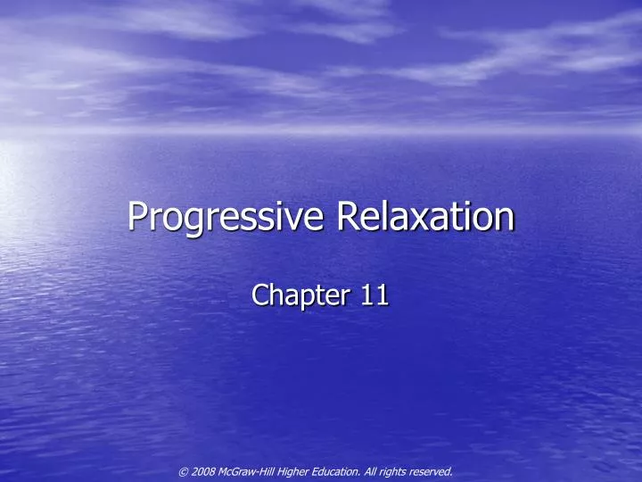 progressive relaxation