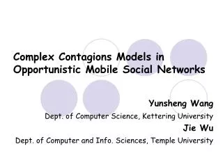 Complex Contagions Models in Opportunistic Mobile Social Networks