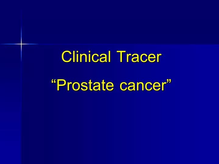 clinical tracer prostate cancer