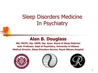 Sleep Disorders Medicine In Psychiatry