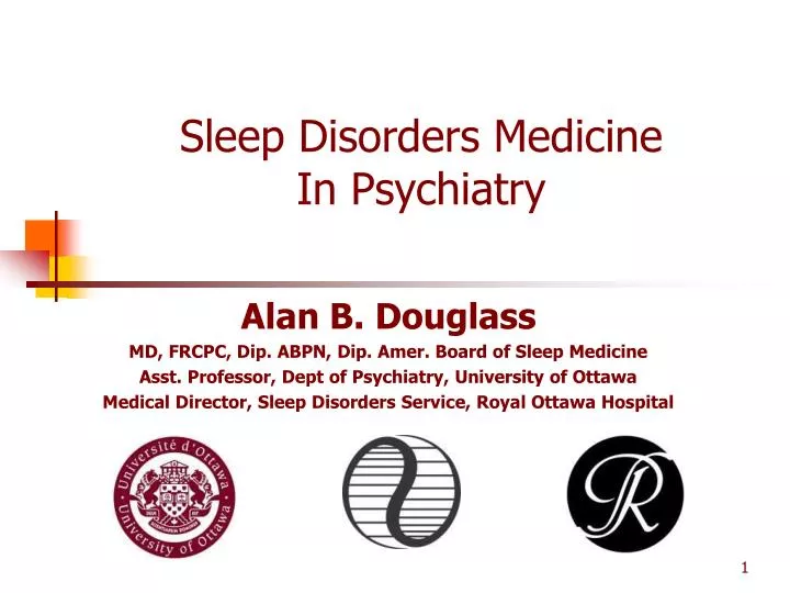 sleep disorders medicine in psychiatry