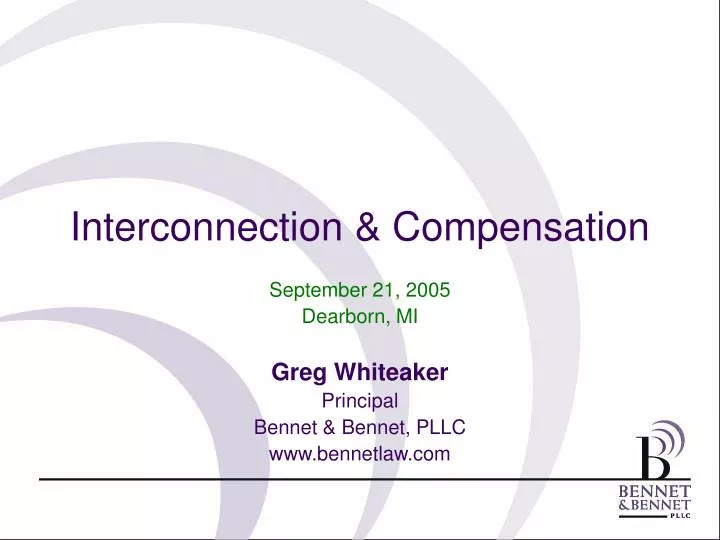 interconnection compensation