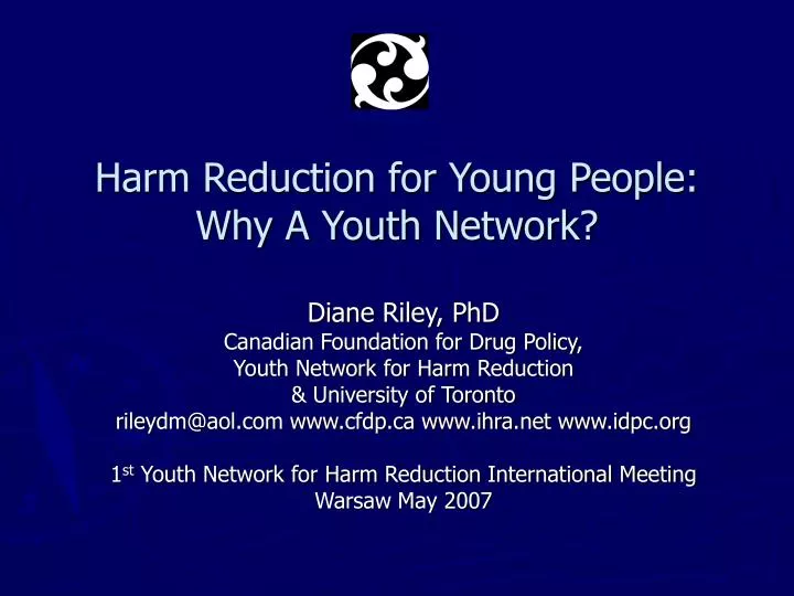 harm reduction for young people why a youth network