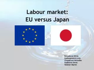 Labour market: EU versus Japan