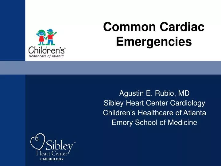 common cardiac emergencies