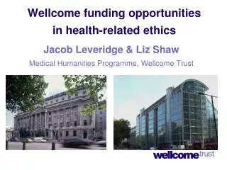 Wellcome funding opportunities in health-related ethics