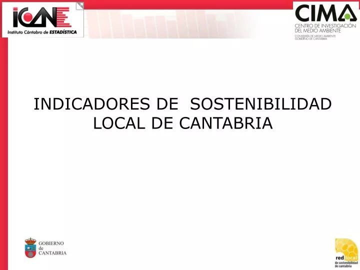indicadores de sostenibilidad local de cantabria