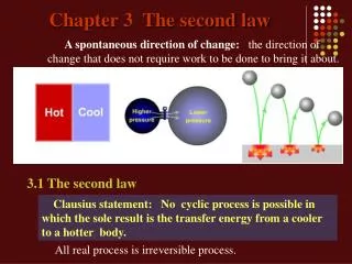 Chapter 3 The second law