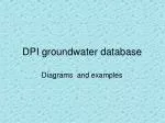 DPI groundwater database - slide 1