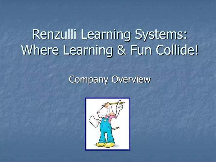 renzulli learning systems where learning fun collide