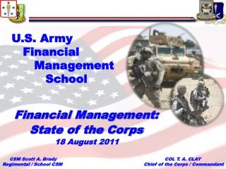 U.S. Army Financial Management School