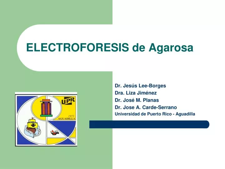 electroforesis de agarosa