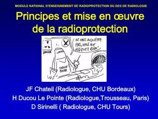 principes et mise en uvre de la radioprotection