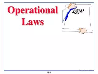 Operational Laws