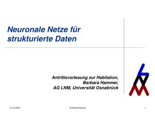 neuronale netze f r strukturierte daten