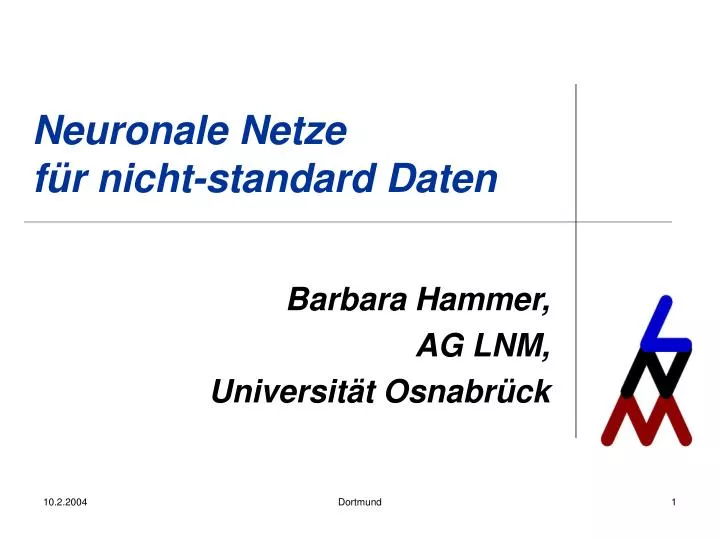 neuronale netze f r nicht standard daten