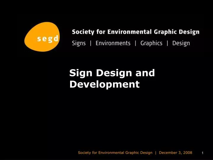 sign design and development