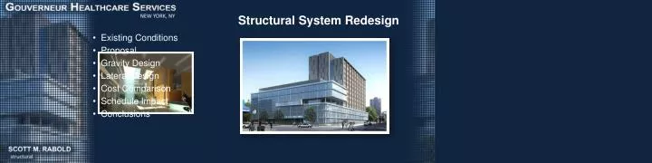 structural system redesign