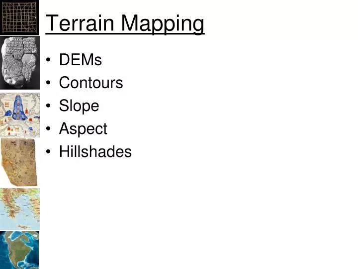 terrain mapping
