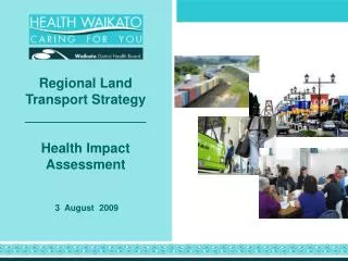Regional Land Transport Strategy ________________ Health Impact Assessment