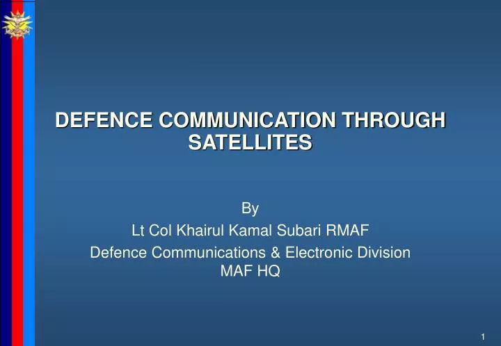 defence communication through satellites