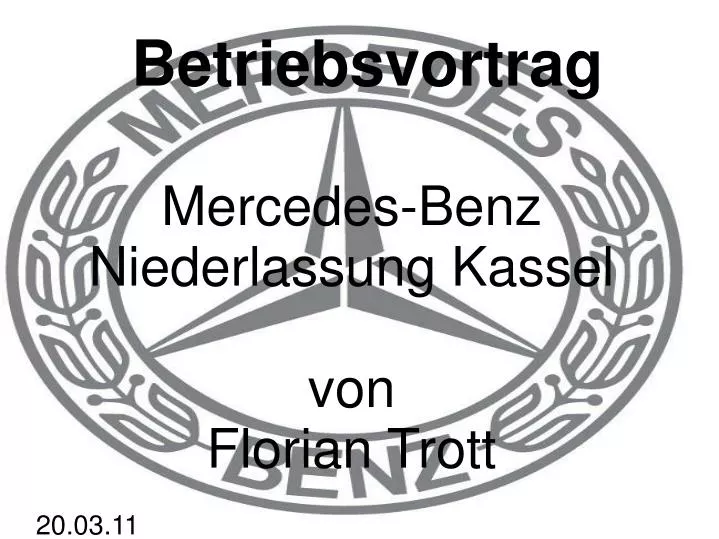 mercedes benz niederlassung kassel von florian trott 20 03 11