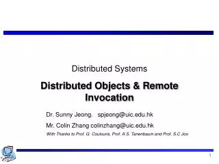 distributed systems