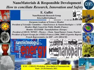 NanoMaterials &amp; Responsible Development