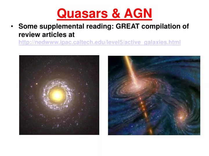 quasars agn
