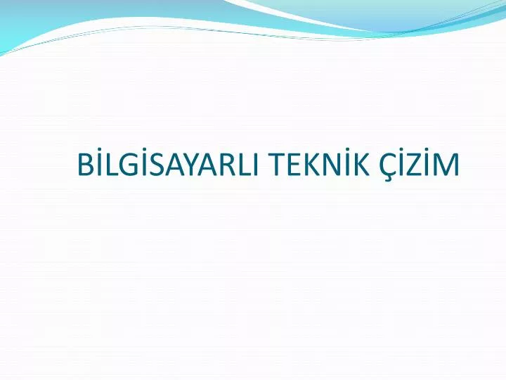 b lg sayarli tekn k z m