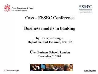 Business models in banking