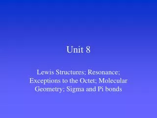 Unit 8