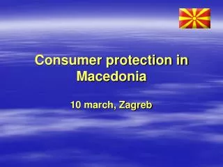 Consumer protection in Macedonia