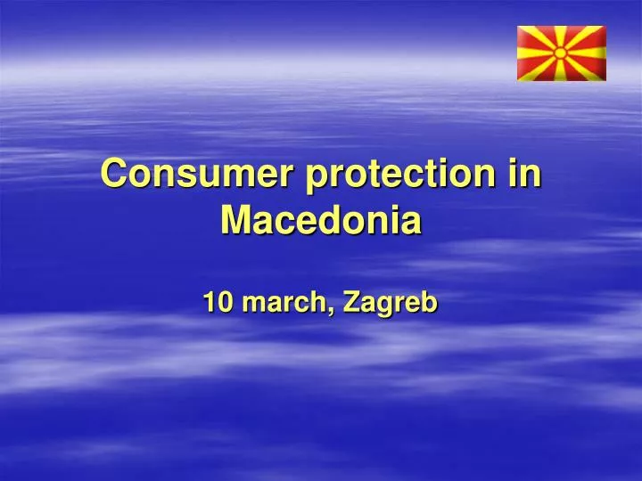 consumer protection in macedonia