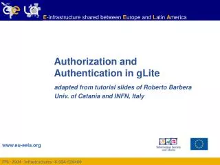 authorization and authentication in glite