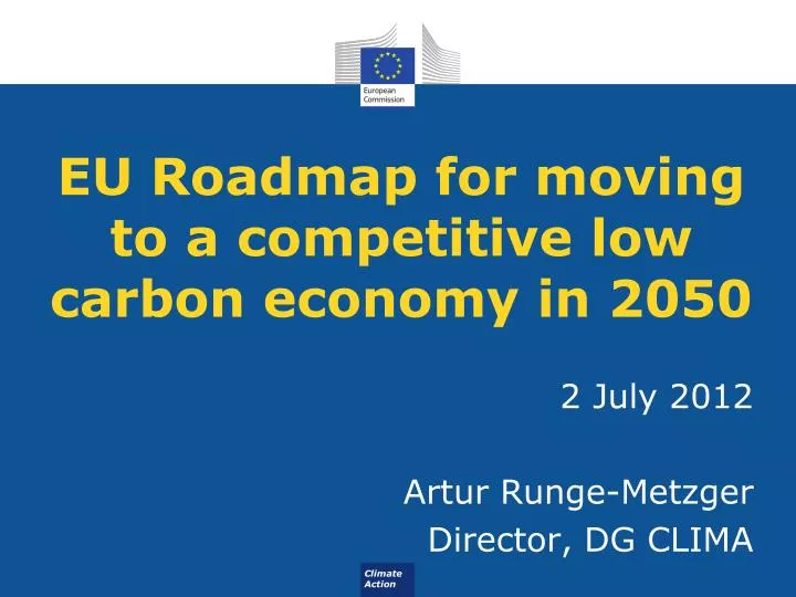 eu roadmap for moving to a competitive low carbon economy in 2050