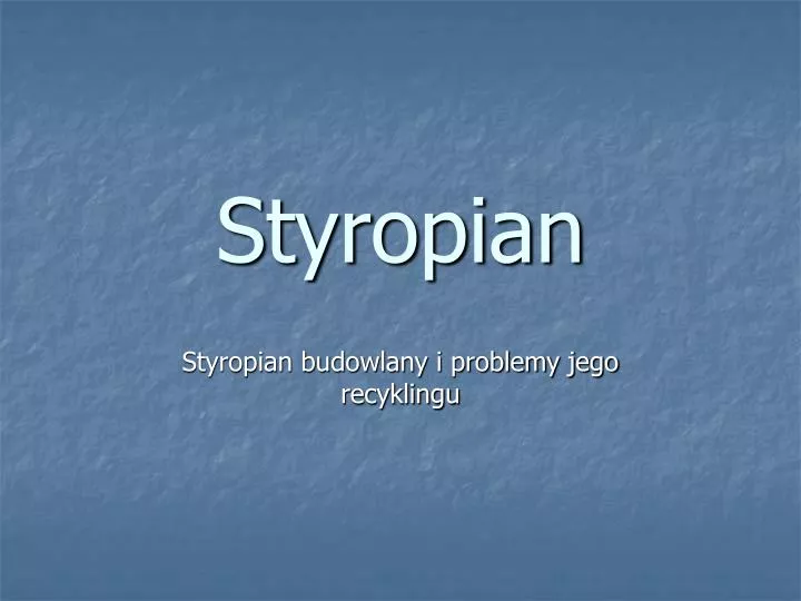 styropian