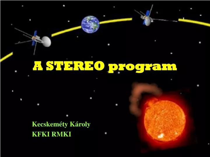 a stereo program